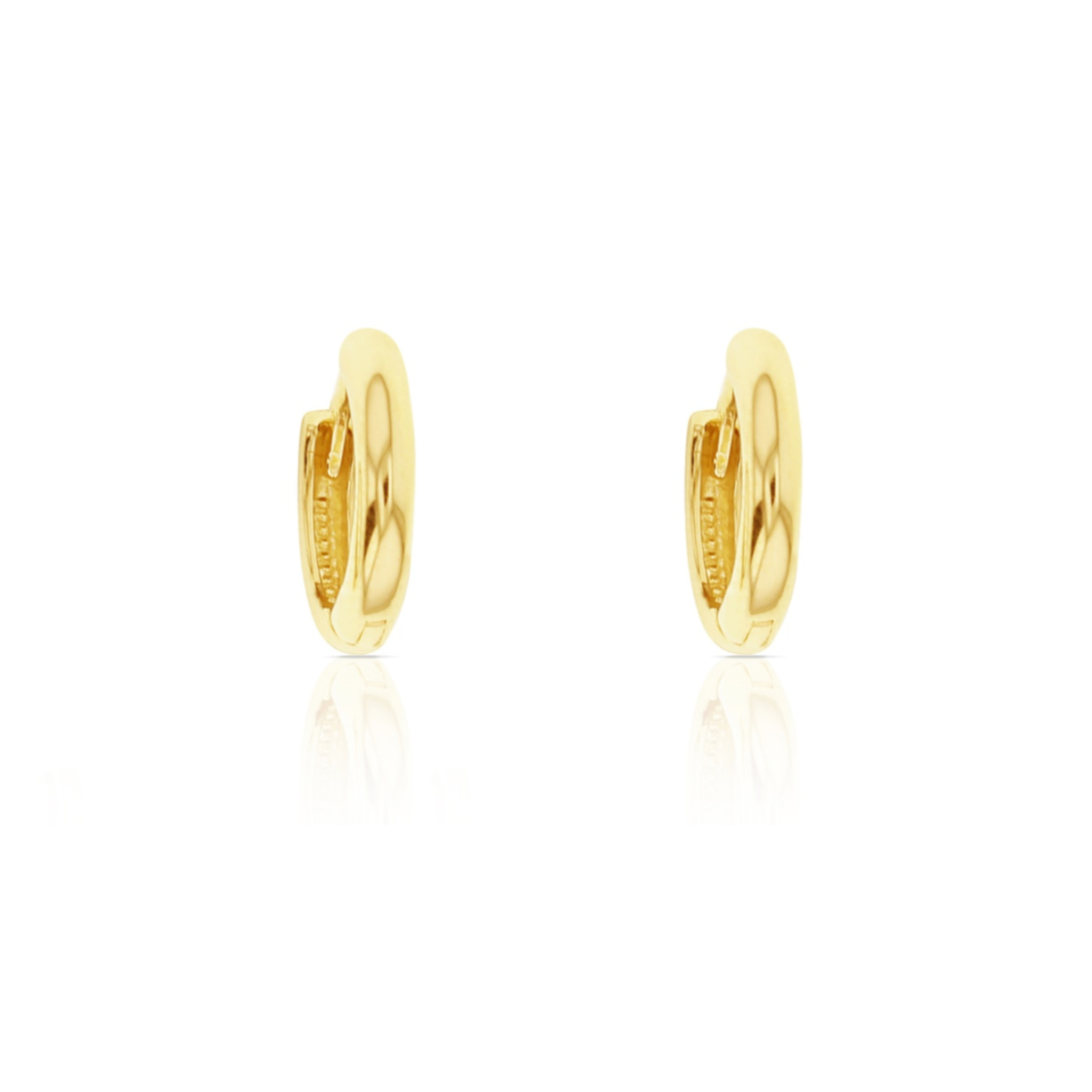 huggie hoop gold