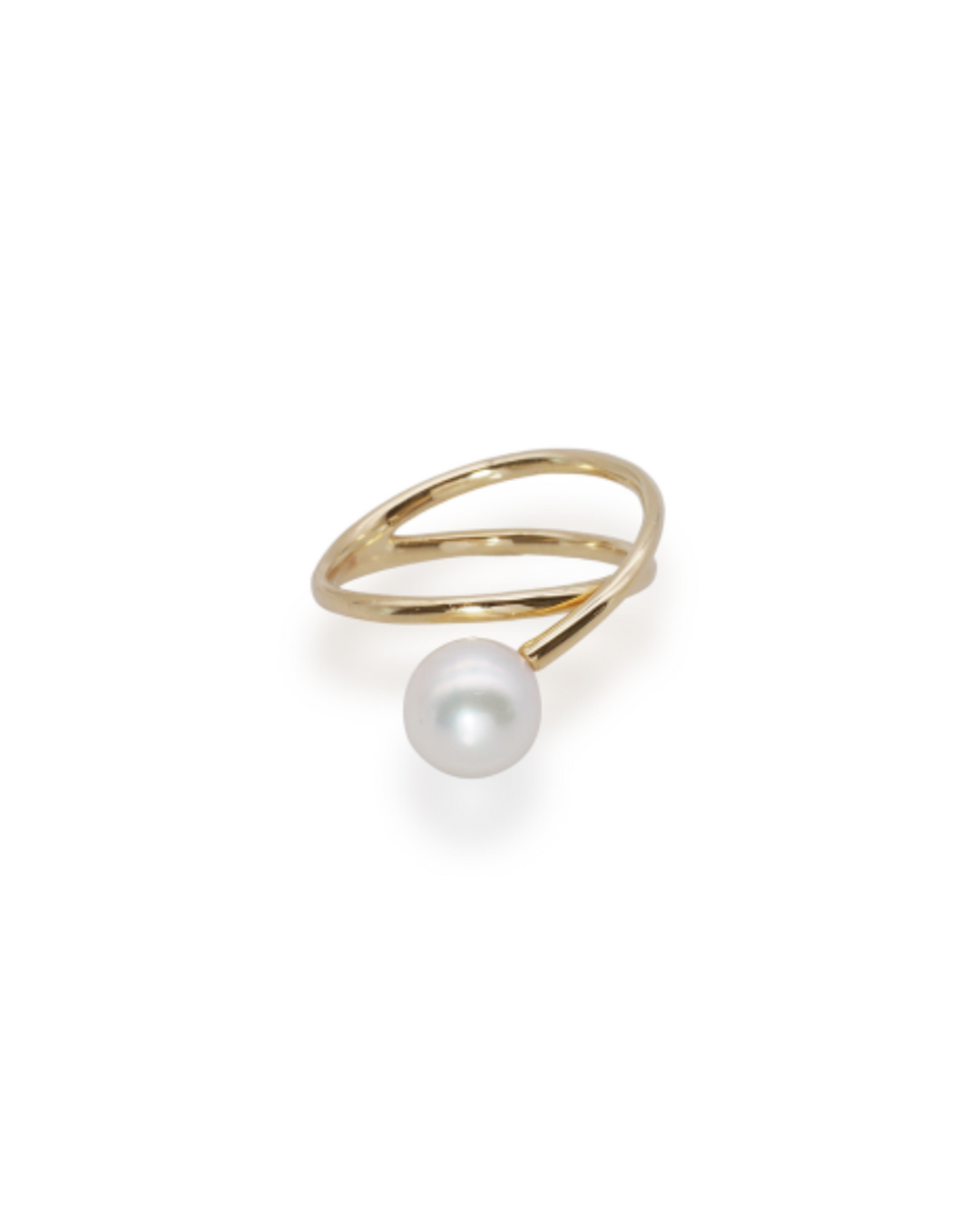 Pearl wrap ring