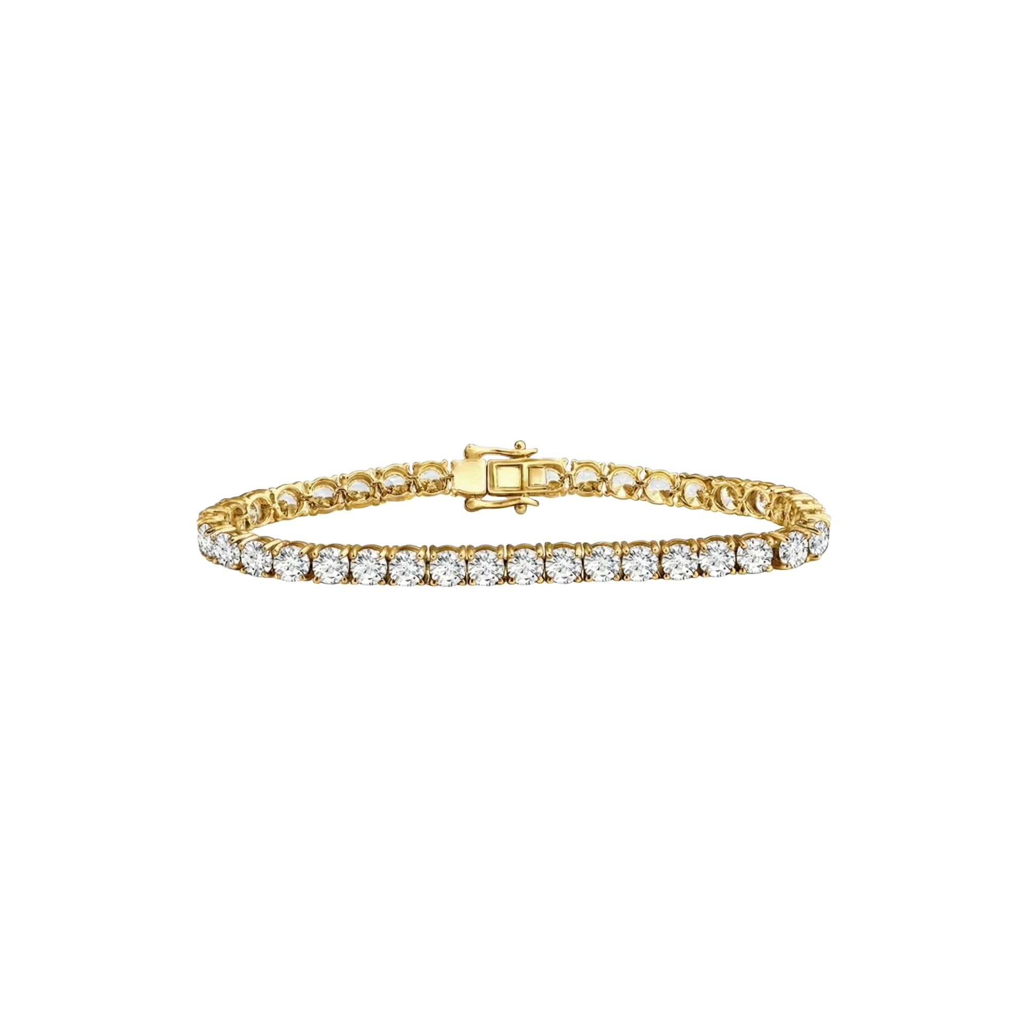 4 Claw tenns bracelet yellow