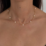 Visaries | Pearl Belcher Chain Necklace