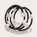 Pearl and Spinel Bangle