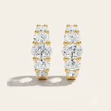 Lucerne 18ct |  Oval Huggie Earrings