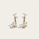 Monterey Pearl Hoop Earring | Something Borrowed