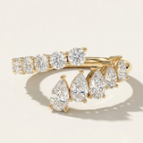 The Azores  |  Pear Diamond Wrap Ring