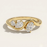 The Caspian Wave |  Diamond Ring