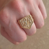 Engraved Signet Ring