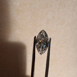A marquise-cut diamond loose