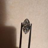 A marquise-cut diamond loose