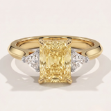 Monaco  |  Radiant Cut Yellow Diamond Engagement Ring