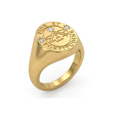 Engraved Signet Ring  |  Small Oval