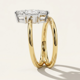 Casper  |  Step Cut Marquise Diamond Engagement Ring