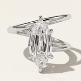 Casper  |  Step Cut Marquise Diamond Engagement Ring