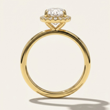 Nevada  |  Oval Halo Diamond Engagement Ring
