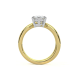 Casper  |  Step Cut Marquise Diamond Engagement Ring