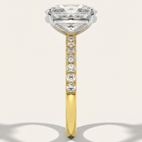 Manila|  Elongated Cushion Diamond Engagement Ring
