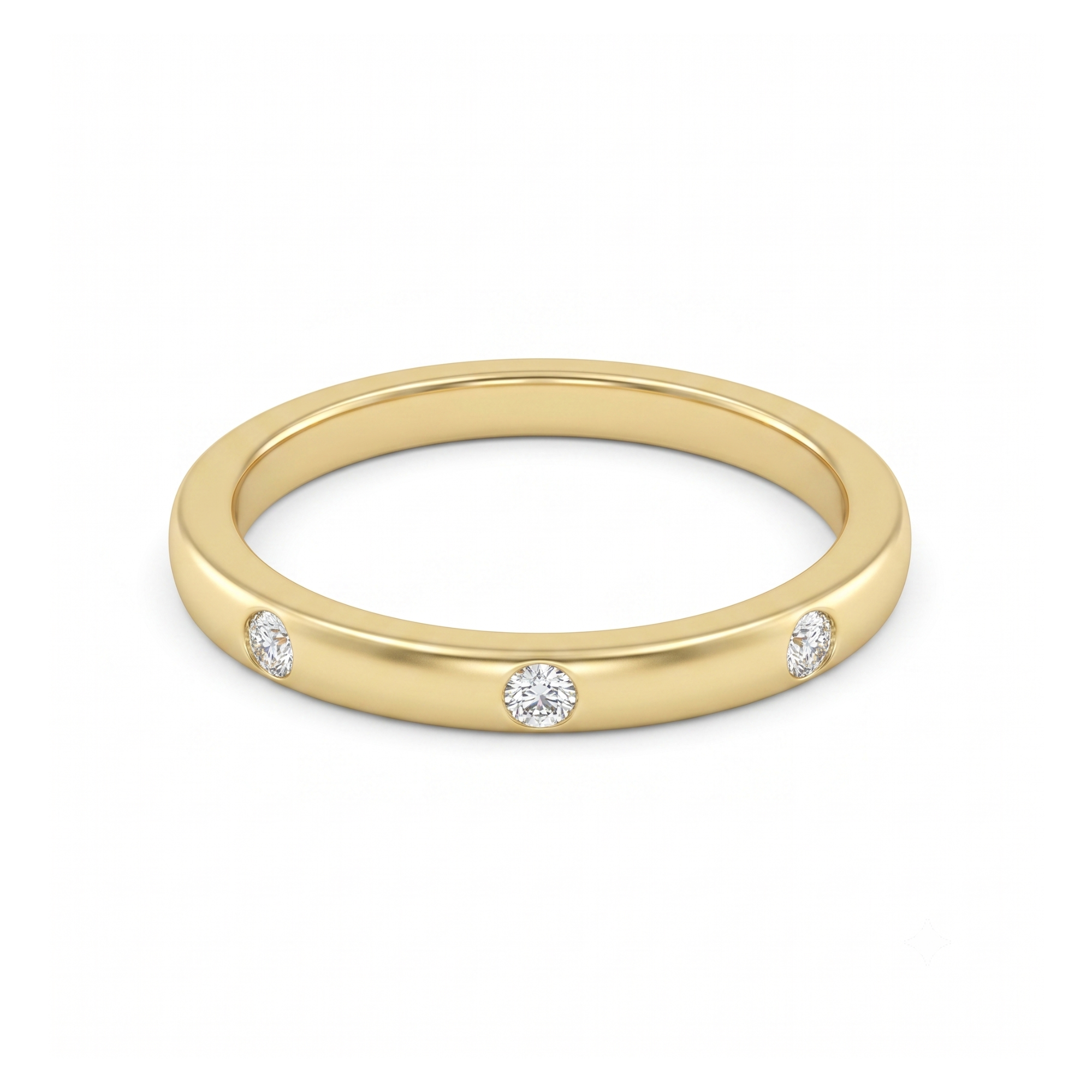 Narrisa  |  Flush Diamond Wedding Ring
