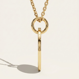 Petite Engraved Disc Necklace