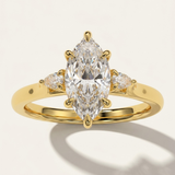 Kashan  |  Marquise Diamond Engagement Ring