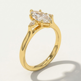 Kashan  |  Marquise Diamond Engagement Ring