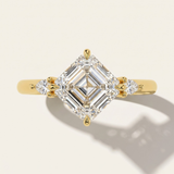 Kashan  |  Asscher Diamond Engagement Ring