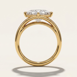 Tasman  |  Princess Cut Diamond Split Band