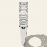 Sierra  |  Emerald Cut Diamond Wedding Ring