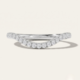 Atlantic  |  Curved Diamond Wedding Ring