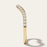 Atlantic  |  Curved Diamond Wedding Ring