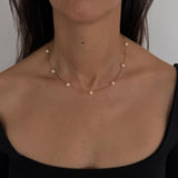Visaries | Pearl Belcher Chain Necklace