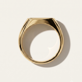 Enamel Signet Ring  |  Large Square
