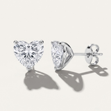 Como |  Heart Cut Diamond Earring