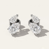Melissani  |  Pear Cut Diamond Earring