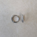 Rotoiti  |  Round Huggie Earring