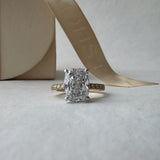 Manila|  Elongated Cushion Diamond Engagement Ring