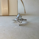 Kashan  |  Marquise Diamond Engagement Ring