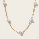 Visaries | Pearl Belcher Chain Necklace