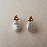 Baroque Pearl Trio Earring | Something Borrowed