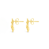 Alethea Ripple Earring 9ct Yellow Gold