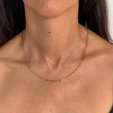Flat Paperclip Necklace