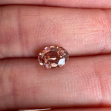 1.04ct Old Mine Cut Oval Diamond | Fancy Pinkish Brown VVS2 IGI Certified