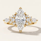 Bespoke Concept 9 Marquise Cut Diamond Engagement Ring