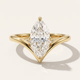 Bespoke Concept 3 Marquise Cut Diamond Engagement Ring