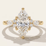 Bespoke Concept 6 Marquise Cut Diamond Engagement Ring