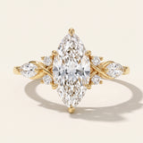 Bespoke Concept 7 Marquise Cut Diamond Engagement Ring