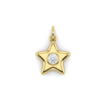 Small gold star pendant