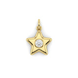 Small gold star pendant