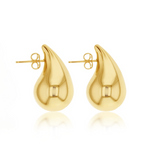 Tear Drop Xl Earring 9ct Yellow Gold