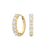 Rotoiti  |  Round Huggie Earring