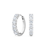 Rotoiti  |  Round Huggie Earring