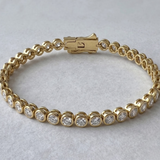 Bezel Set | Diamond Tennis Bracelet